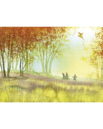 anne hunold wichtel mit drachen in der heide ginger fairy