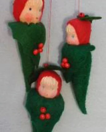 atelier pippilotta drie hulstbabys ginger fairy