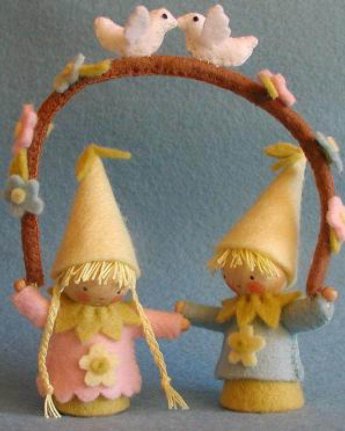 atelier pippilotta twee kaboutertjes lente ginger fairy