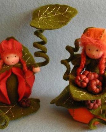 atelier pippilotta twee pompoenmeisjes ginger fairy