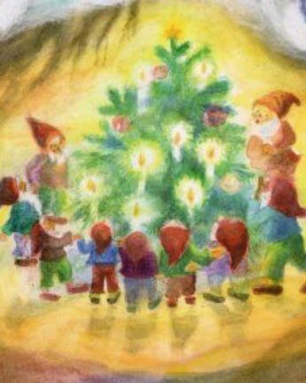 dorothea schmidt de kabouters bewonderen kerstboom ginger fairy