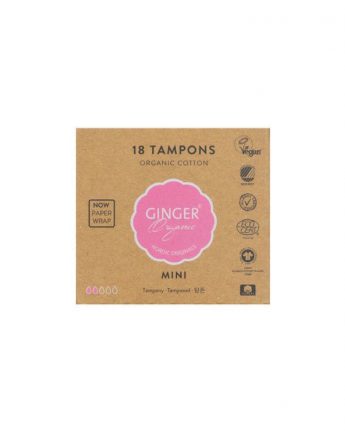 ginger organic tampons mini ginger fairy