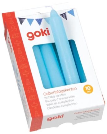 goki kaarsjes blauw ginger fairy