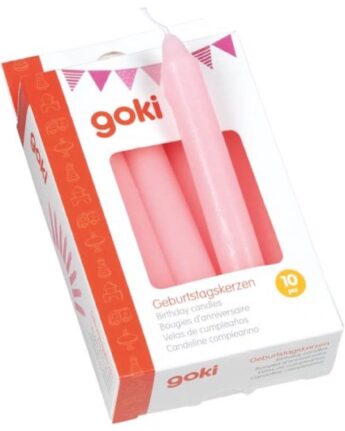 goki kaarsjes roze ginger fairy