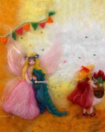 het wol feetje toverplaat carnaval fee ginger fairy