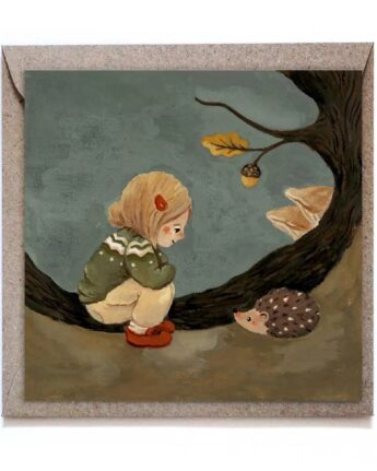 kaart kleine egel ginger fairy