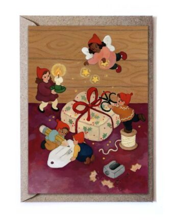 kaart little helpers ginger fairy