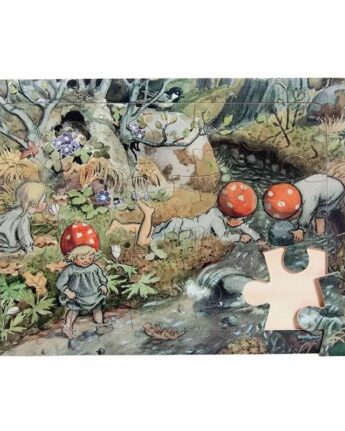 kabouterkinderen houten puzzel ginger fairy