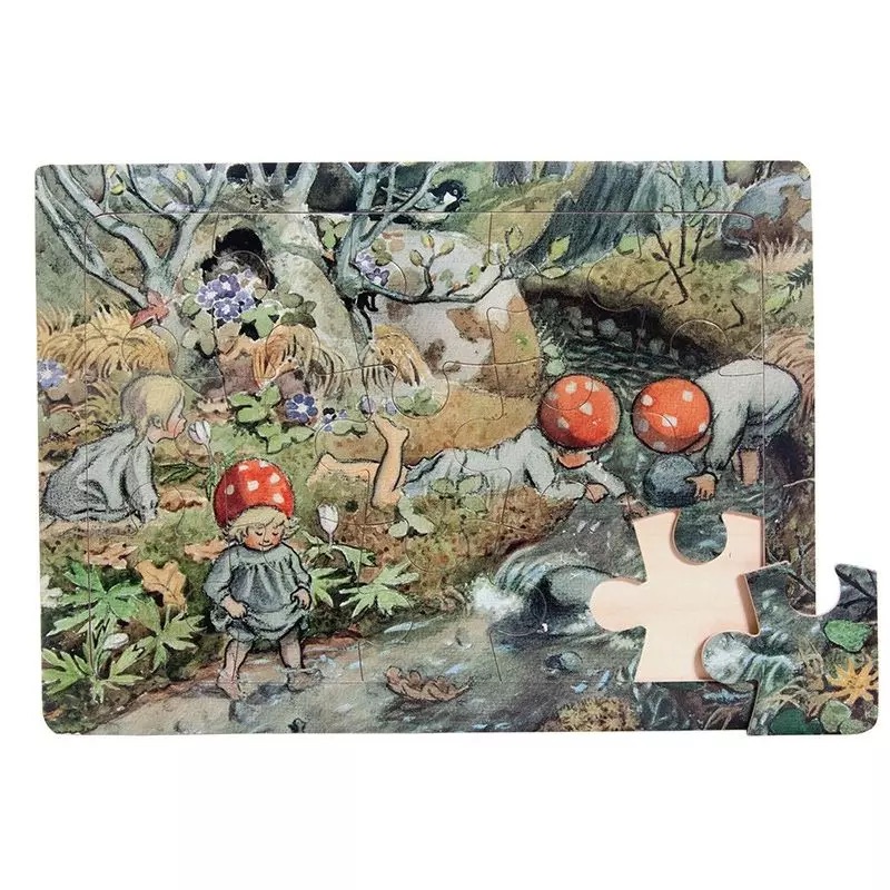 kabouterkinderen houten puzzel ginger fairy