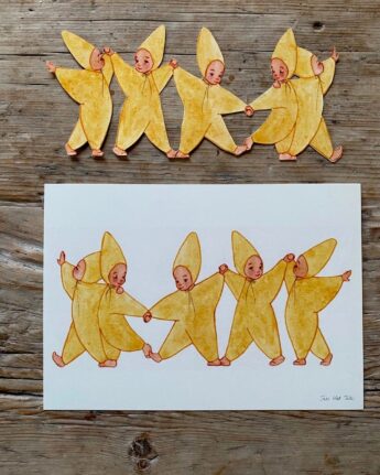 knutselvel dansende sterren ginger fairy