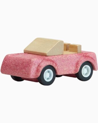 plantoys roze sportwagen ginger fairy